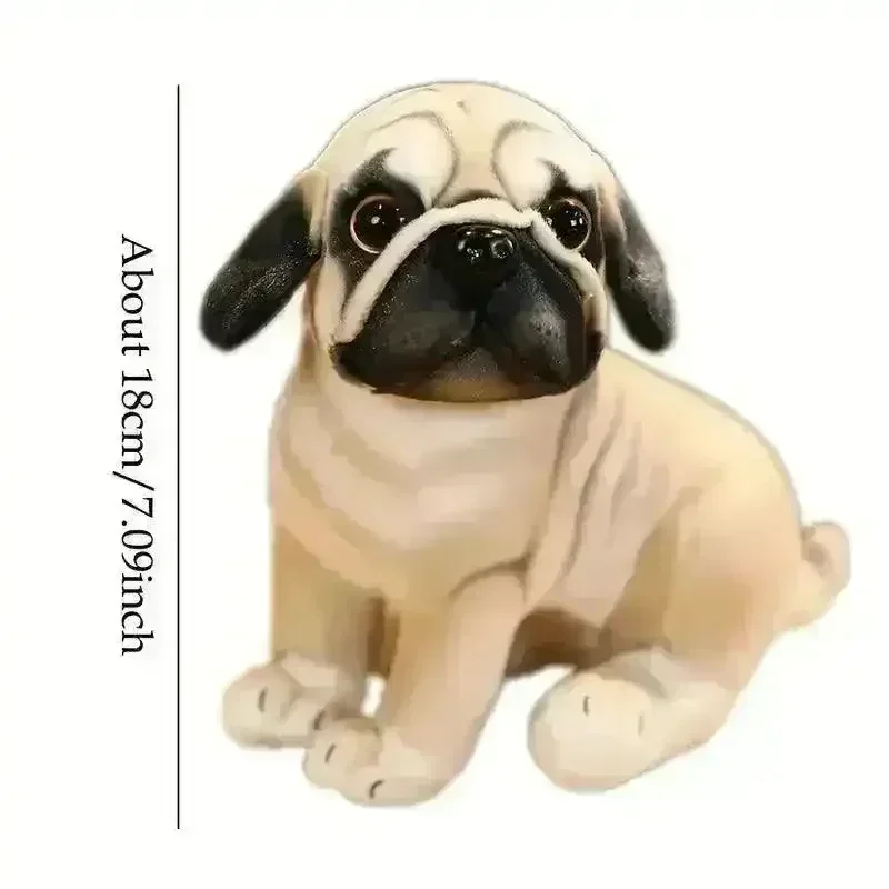 Adorable Realistic Plush Dog Toy (25 cm) - Image 17