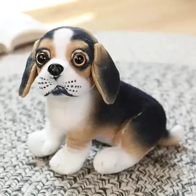 Adorable Realistic Plush Dog Toy (25 cm) - Image 20