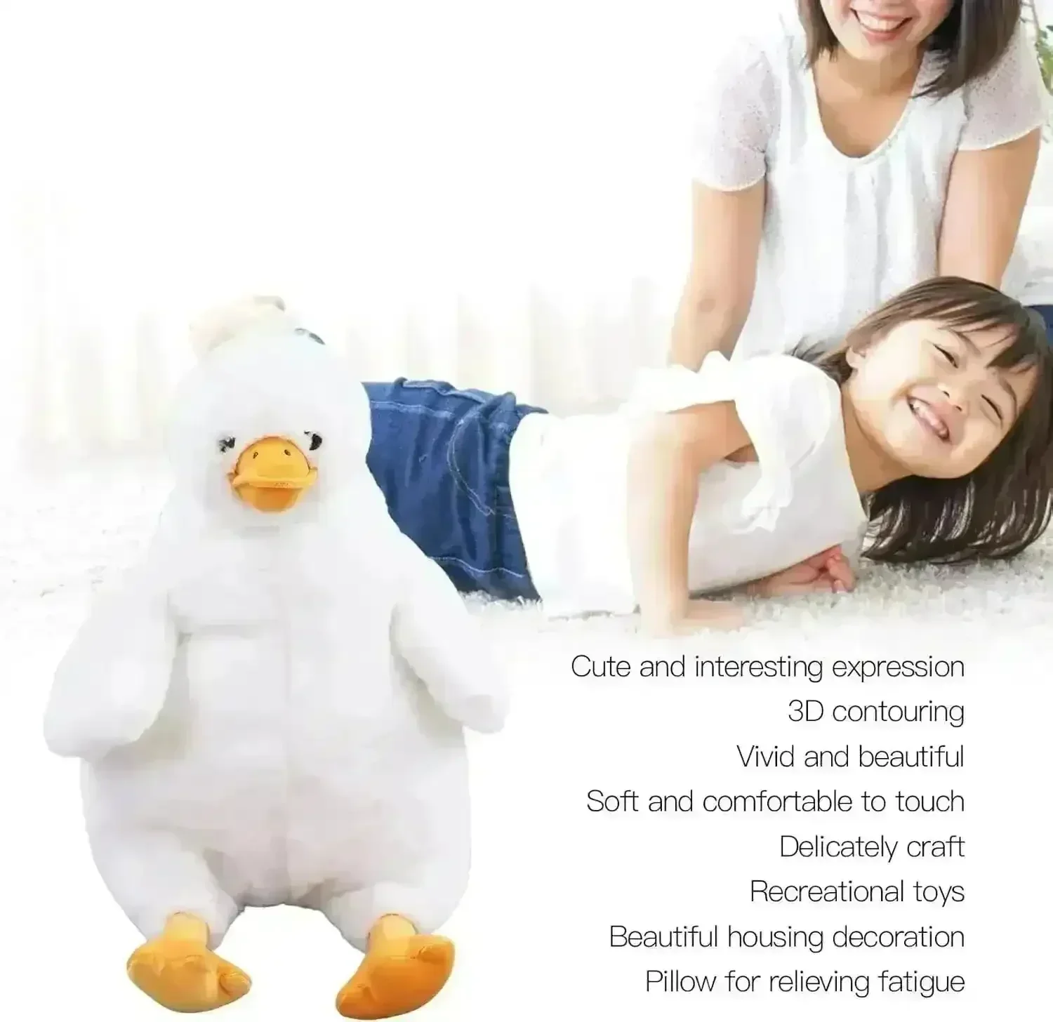 Adorable Stuffed Toy Duck - Image 2