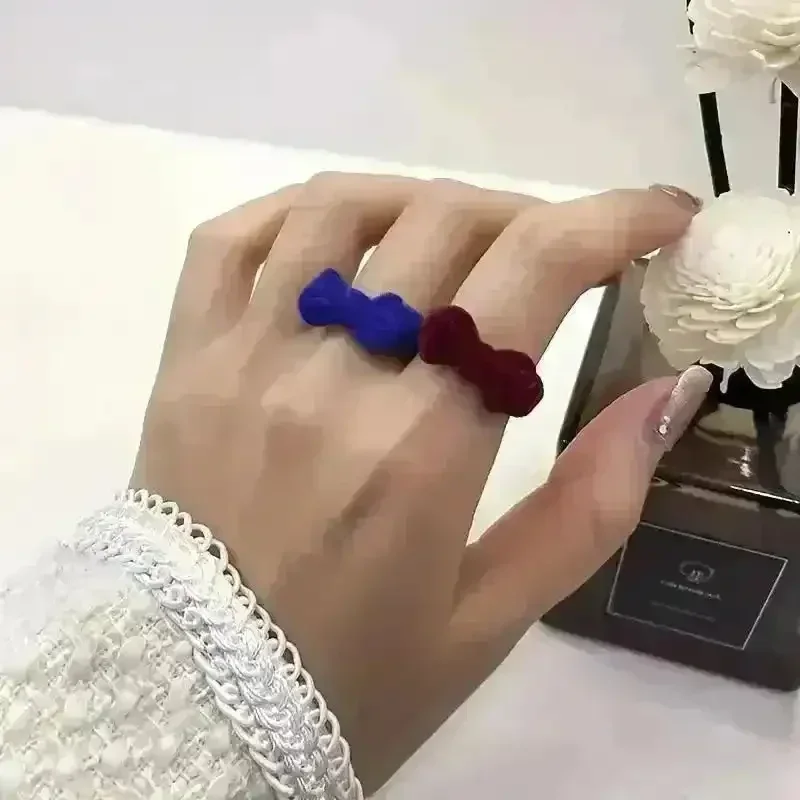 Adorable Velvet Bow Ring - Image 2