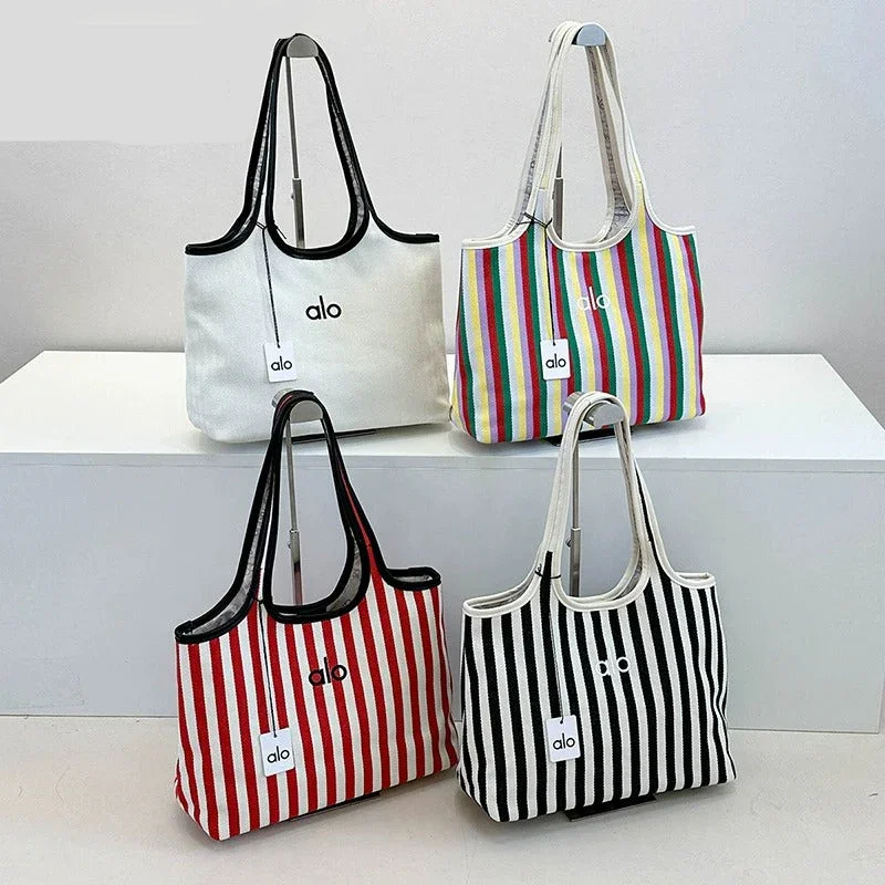 Alo Horizon Striped Tote Bag - Image 2