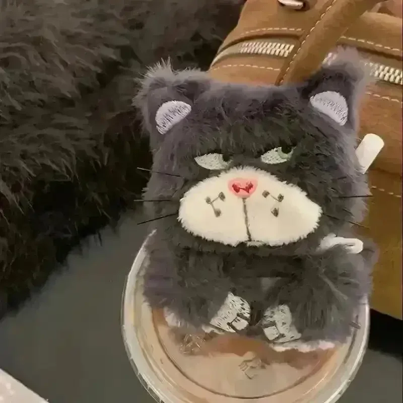 Angry Cat Plush AirPods Case - Image 9