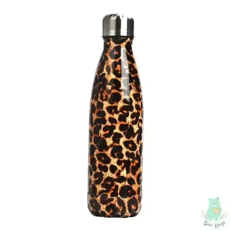 Animal Print Cola Metal Water Bottle (500 ml) - Image 9