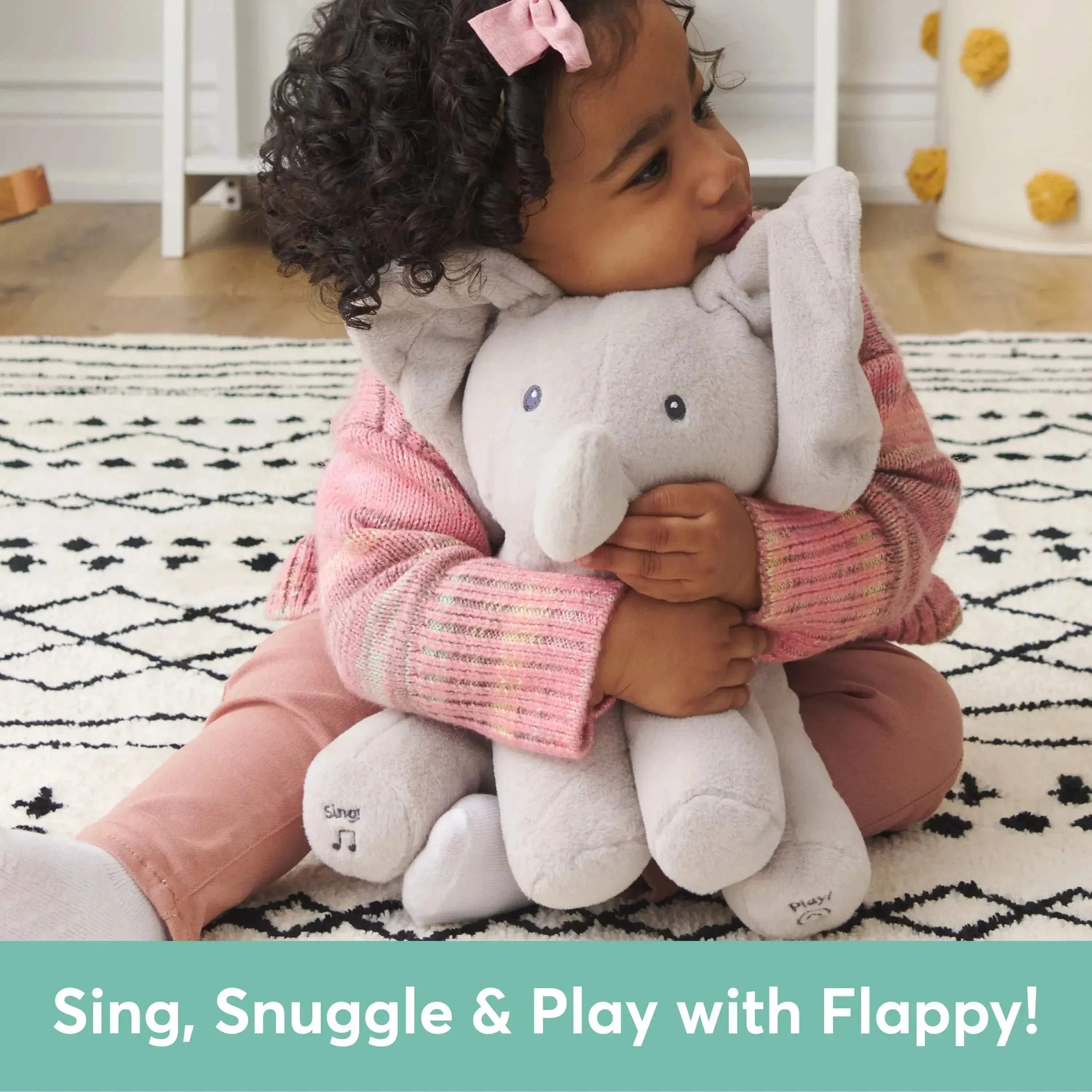 Gund Flappy The Elephant Interactive Plushie - Image 7