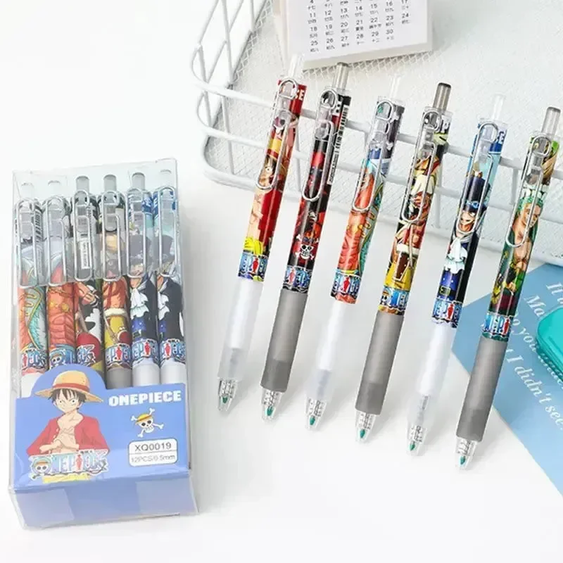 Luffy & Naruto Anime 0.5mm Pens (Set Of 12)
