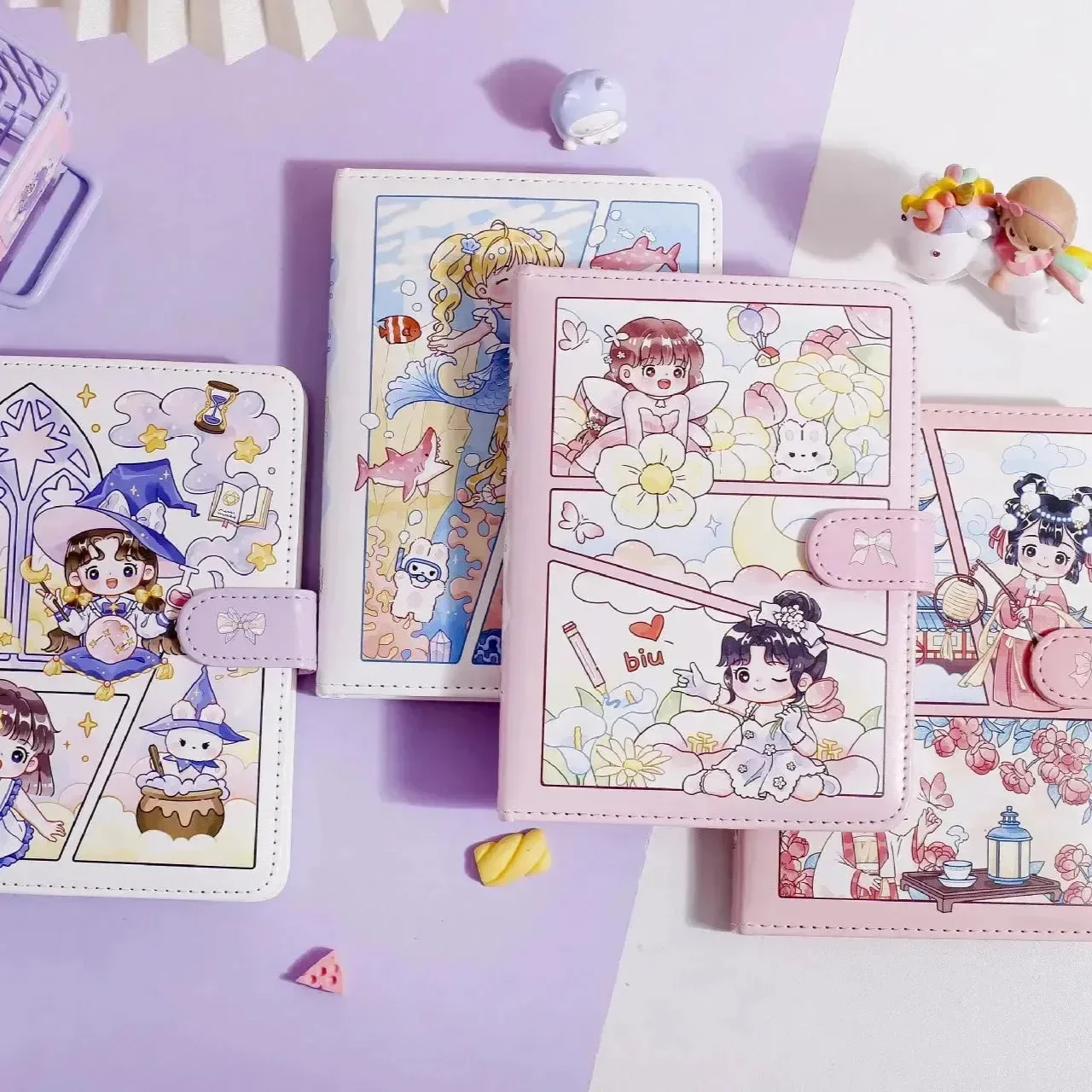 Anime Themed Diary with Magnetic Clasp - Image 4