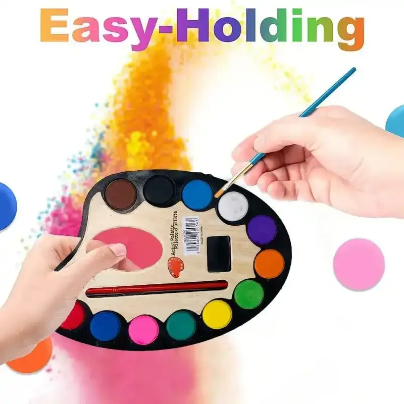 Artistic Watercolor Painting Palette (Set of 12) - Image 3