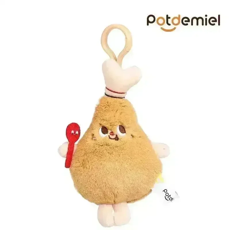 Assorted Plush Snacks Keychain