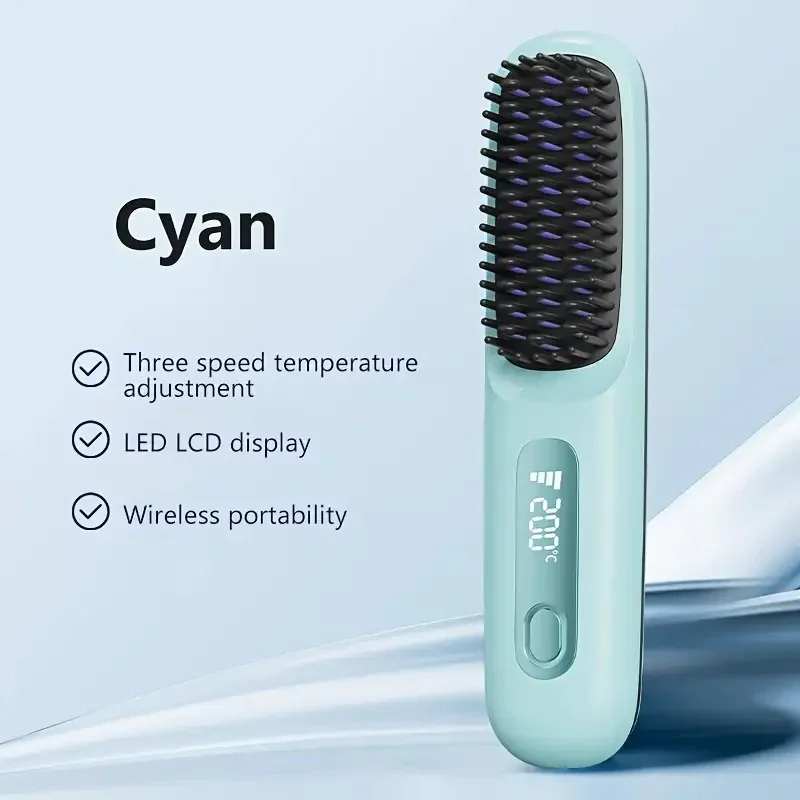 AuraGlide Wireless Straightening Brush - Image 12