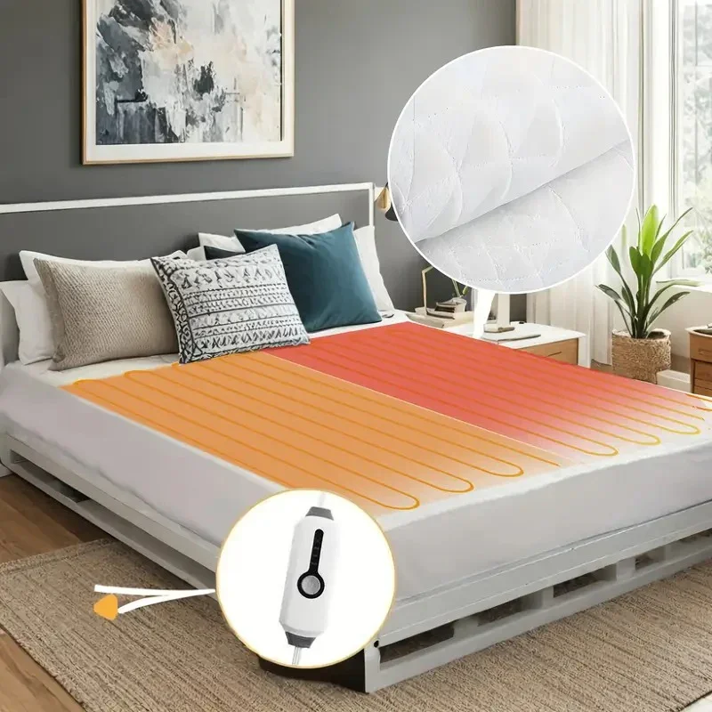 AuraWarmth Diamond Heat Mattress Pad - Image 4