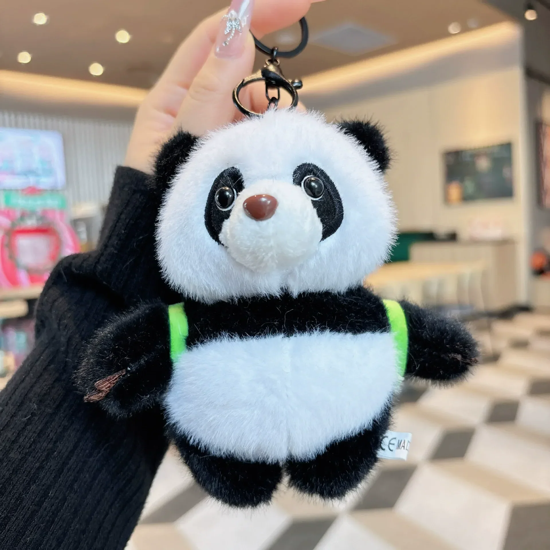 Backpack Panda Plush Keychain - Image 6