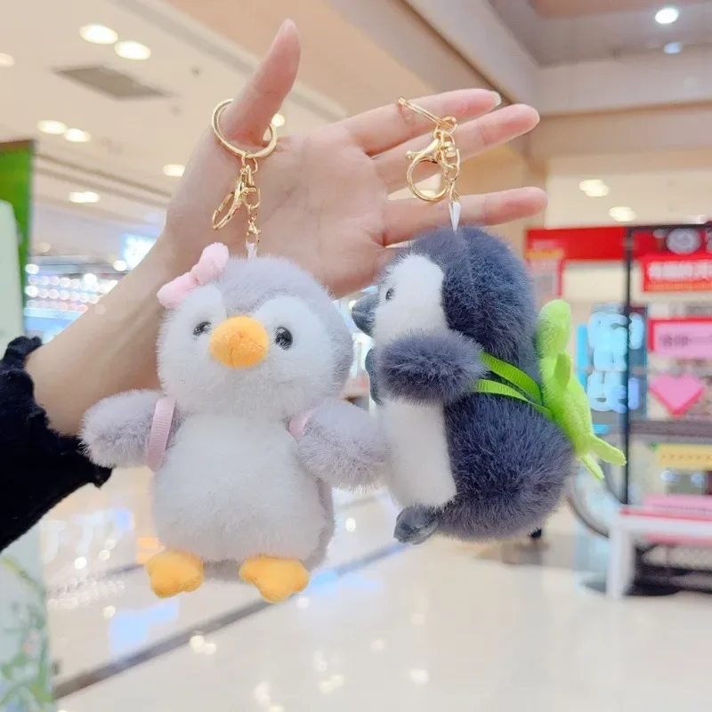 Backpack Penguin Plush Keychain - Image 4