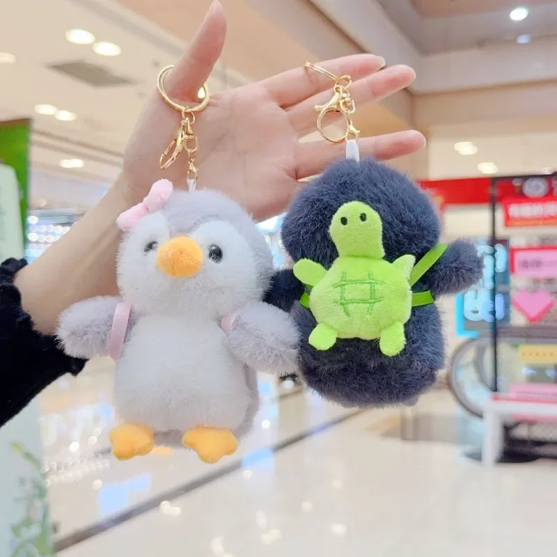 Backpack Penguin Plush Keychain - Image 5