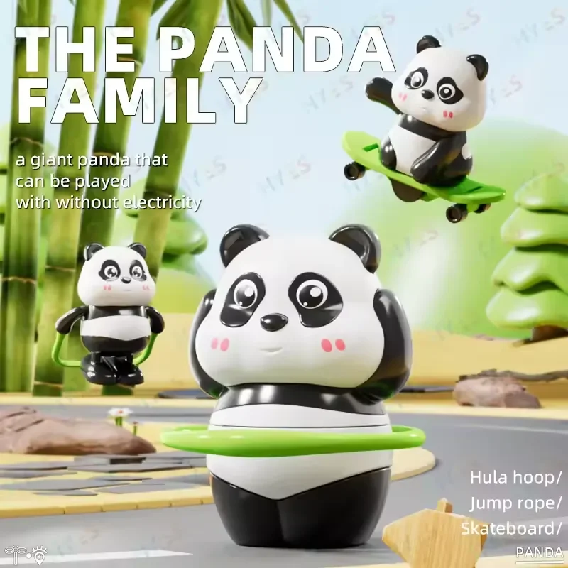 Bamboo Athlete Panda Wind-up Toy - Image 2