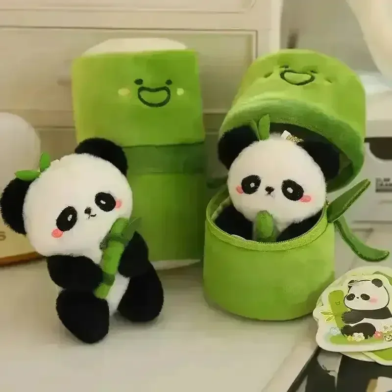 Bamboo Panda Plush Keychain - Image 3