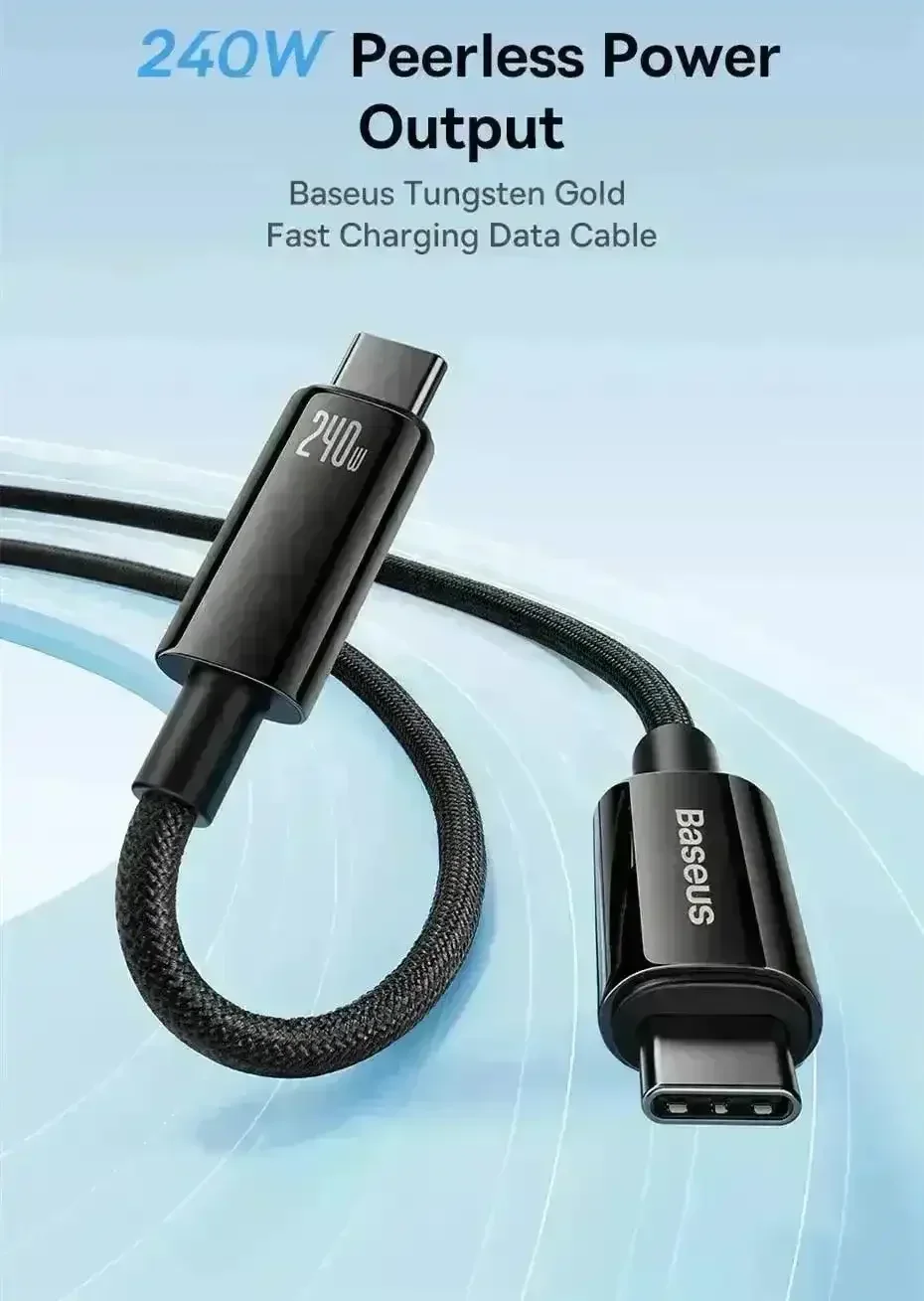 Baseus 240W USB Type-C Data Cable - Image 8