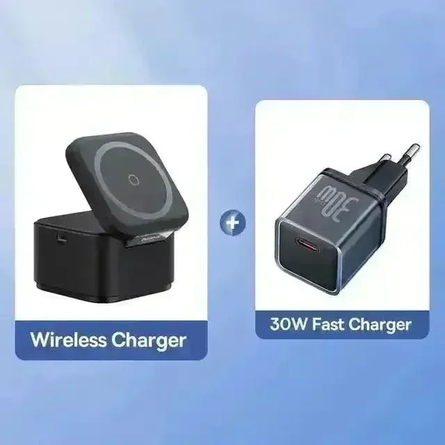 Baseus 25W 2 in 1 Magnetic Wireless Charger Stand - Image 7