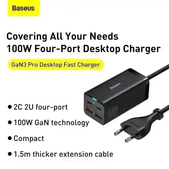 Baseus GaN QC 4.0 Desktop Charger 65W & 100W Models - Image 14
