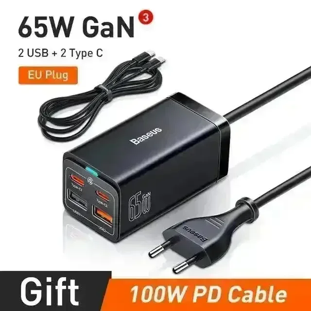 Baseus GaN QC 4.0 Desktop Charger 65W & 100W Models - Image 5