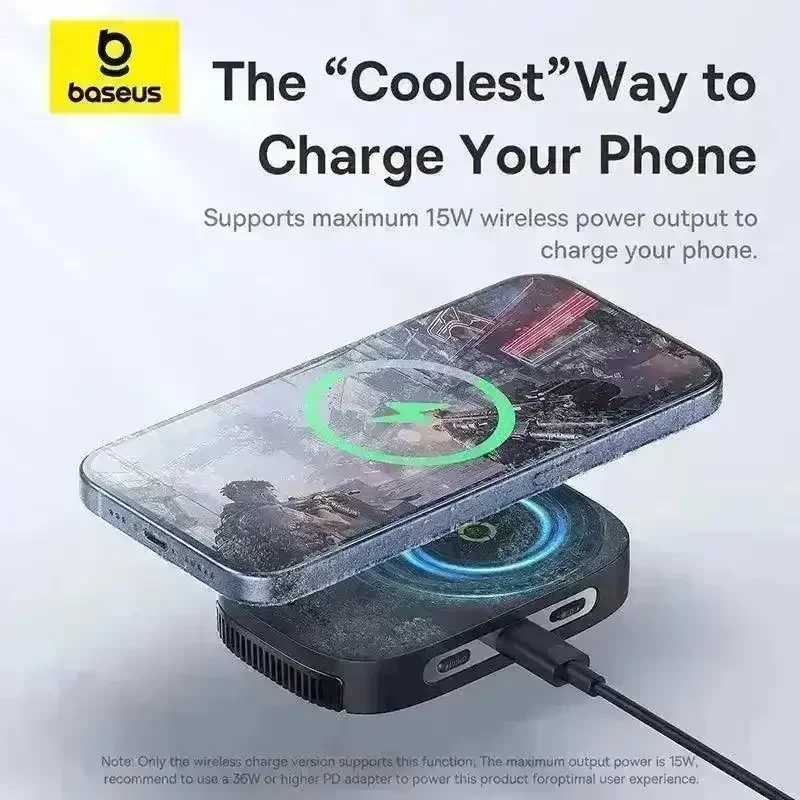 Baseus Magnetic Phone Cooler Power Bank - Image 4