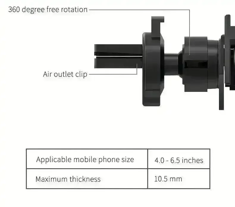Bat Shaped Car Mobile Phone Bracket - Image 10
