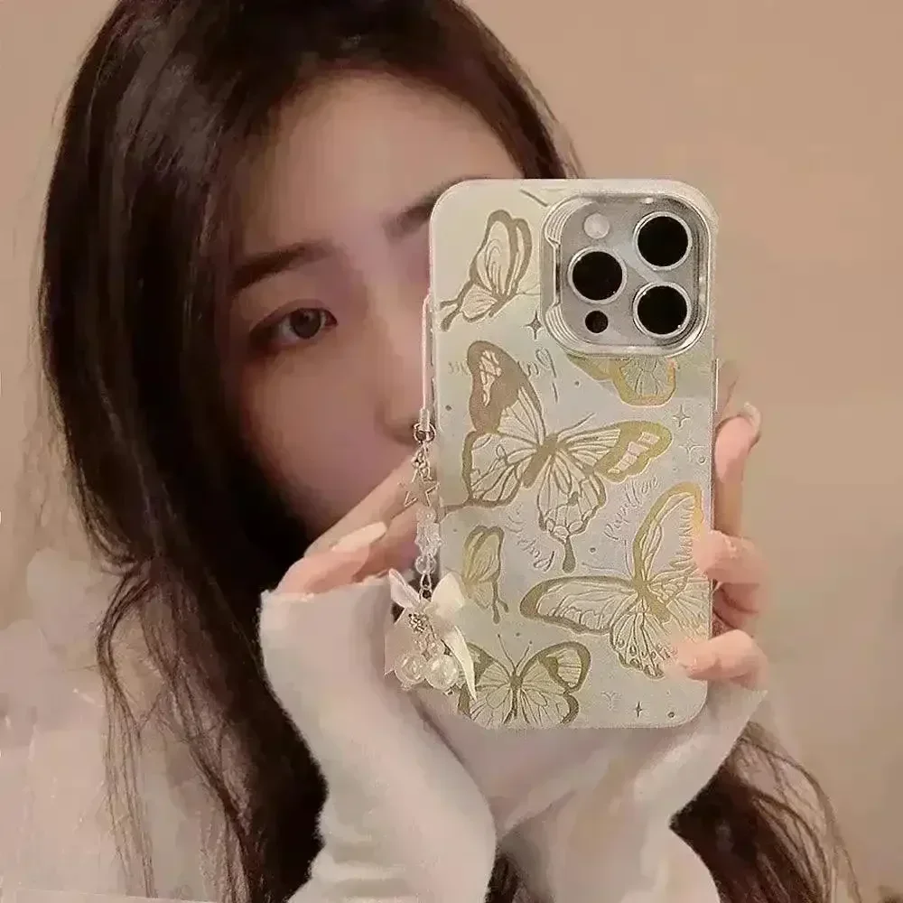 Beautiful Glitter Butterfly Phone Case (For iPhones) - Image 3