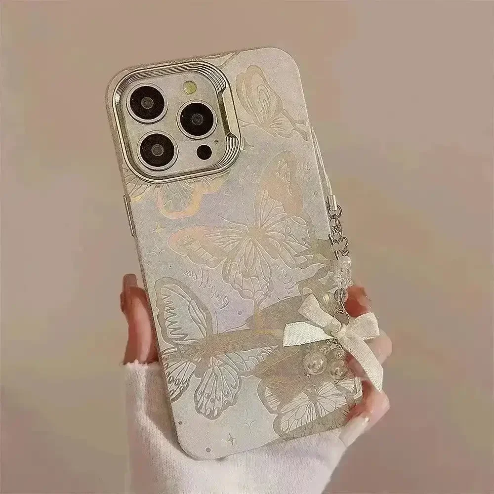 Beautiful Glitter Butterfly Phone Case (For iPhones) - Image 5