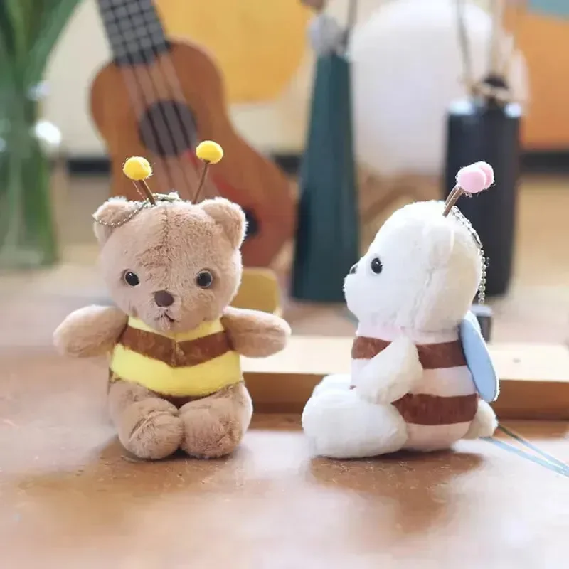 Bee-Loved Bear Plush Keychain - Image 3