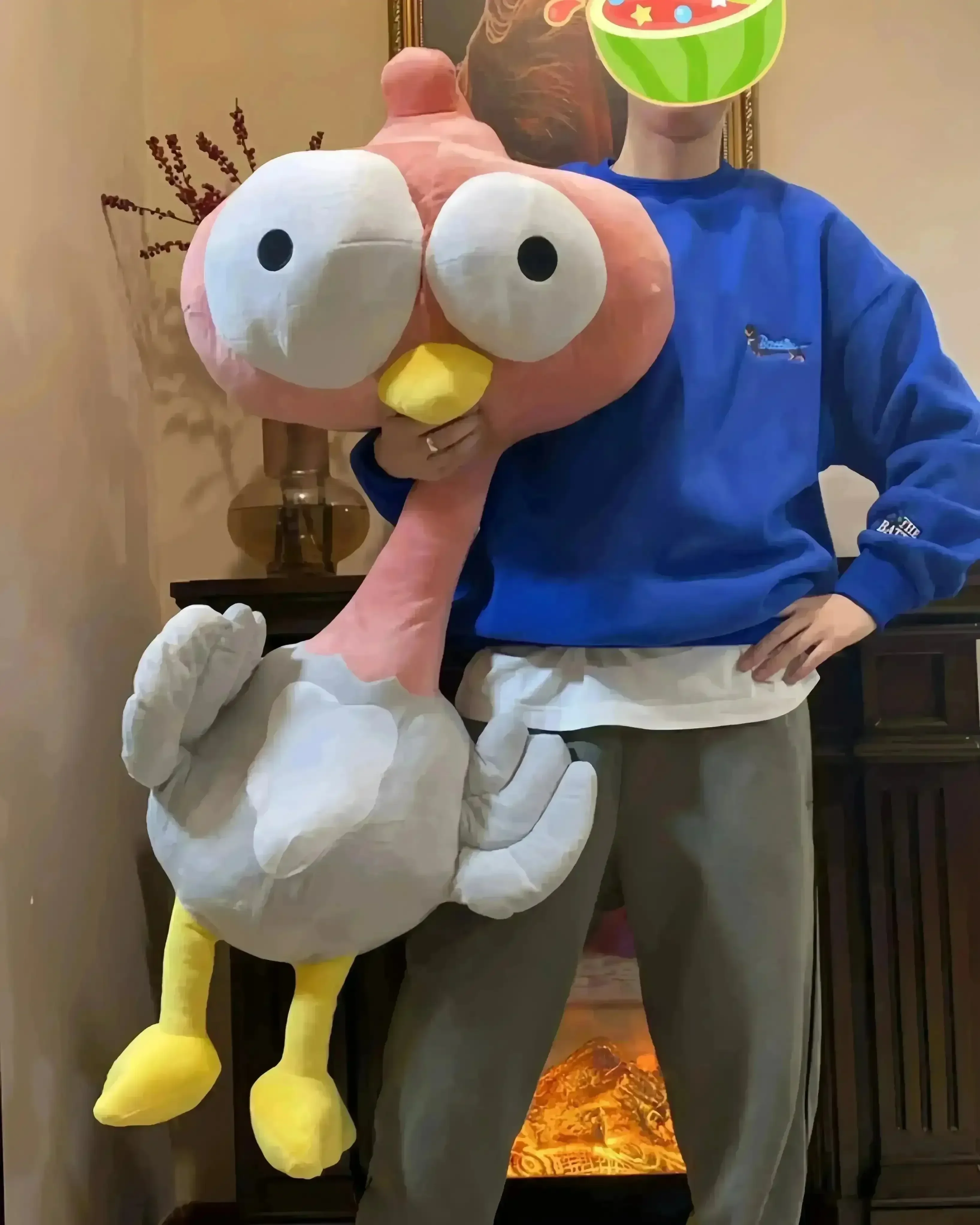 Big-eyed Chicken Plushie (100 cm) - Image 3