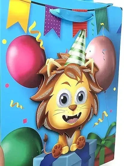Birthday Animals Paper Gift Bag - Image 2