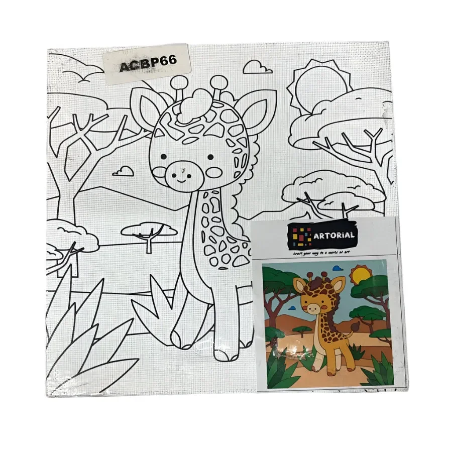 Blank Artistic Pre-Drawn Canvas Set (6x6) - Image 10