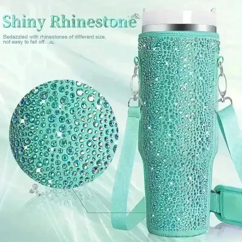 Bling Rhinestone Neoprene Bag (For Stanley 40 oz) - Image 10