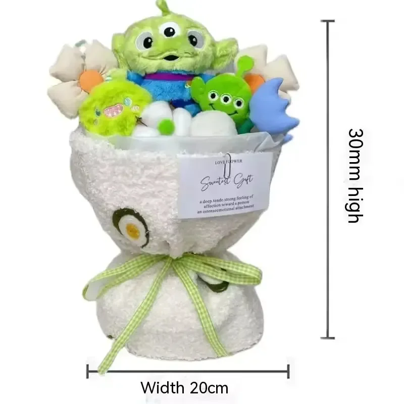 Blooming Cosmic Alien Premium Plush Bouquet - Image 9