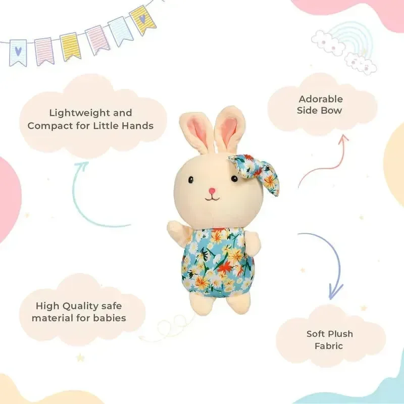 Bluebell Bow Rabbit Plush Toy (25 cm) - Image 2