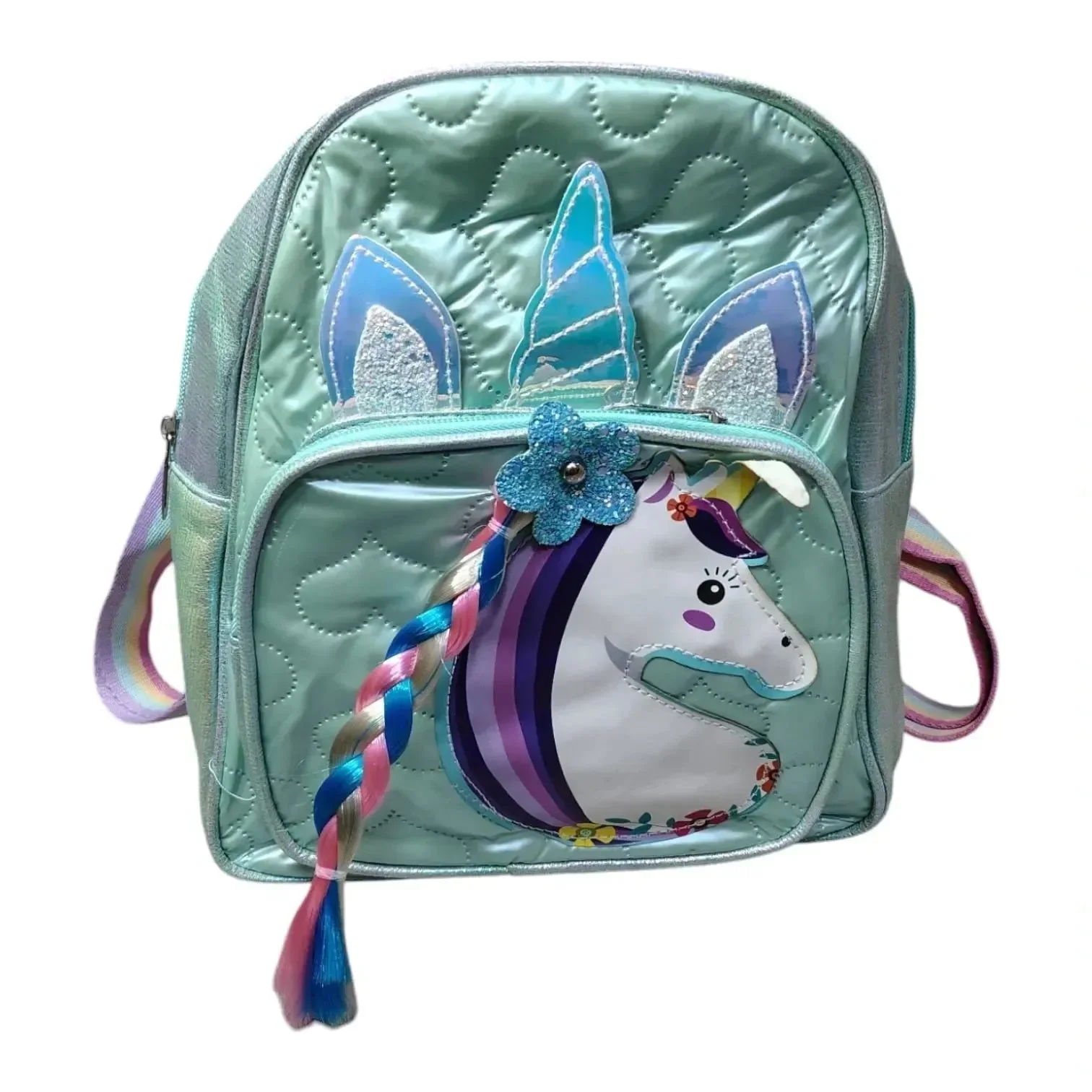 Braided Unicorn Kids Backpack - Image 6