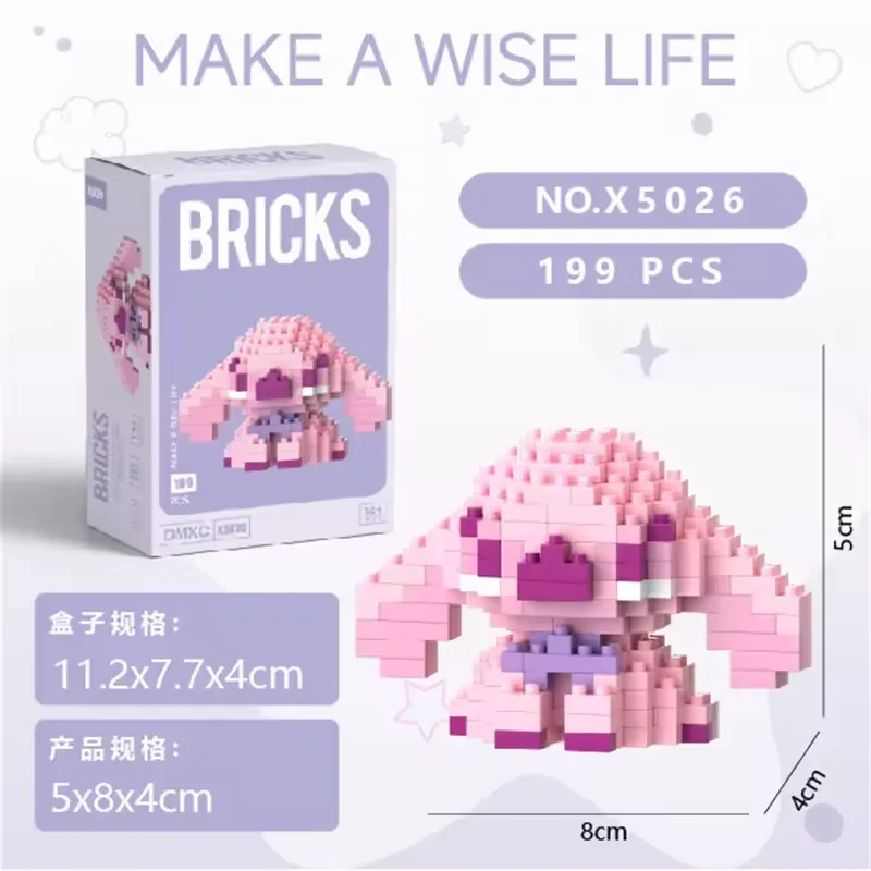 Bricks Stitch & Angel Micro Building Blocks - Image 11
