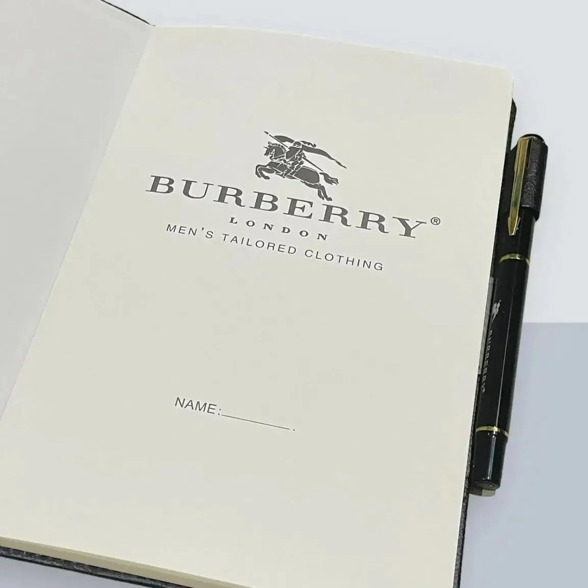 British Luxury Designer Notebook & Pen Set - Image 4