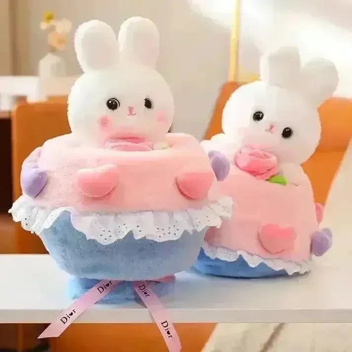 Bunny Blossom: Transforming Rabbit to Bouquet Plush Toy - Image 8
