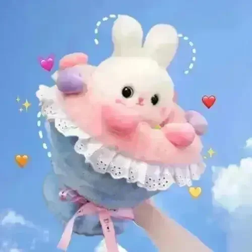 Bunny Blossom: Transforming Rabbit to Bouquet Plush Toy - Image 9