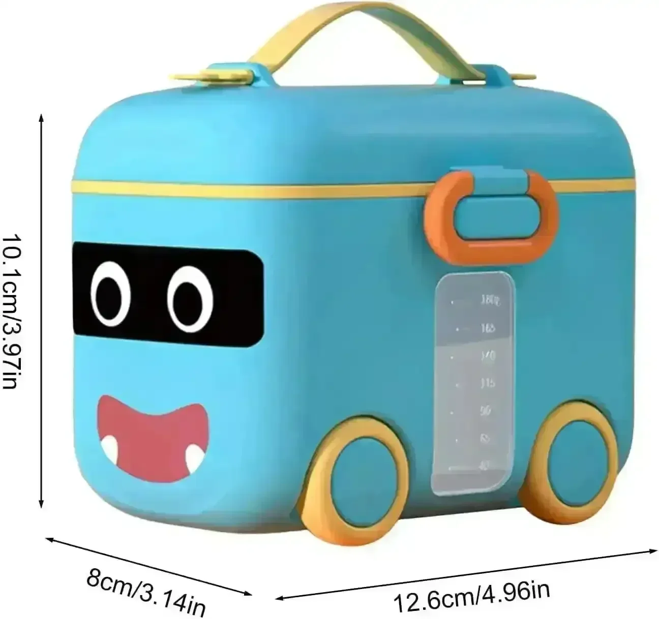 Bus Shaped Baby Food Storage Container With Spoon - Image 11