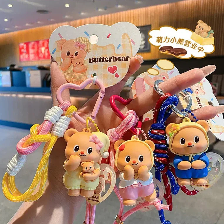 Butter Bear Sleepytime Snuggles Keychain - Image 2