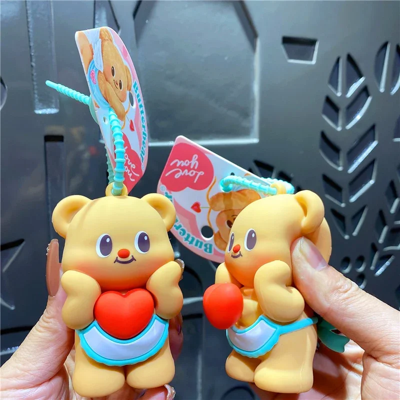Butter Bear Squishy Love Keychain - Image 2