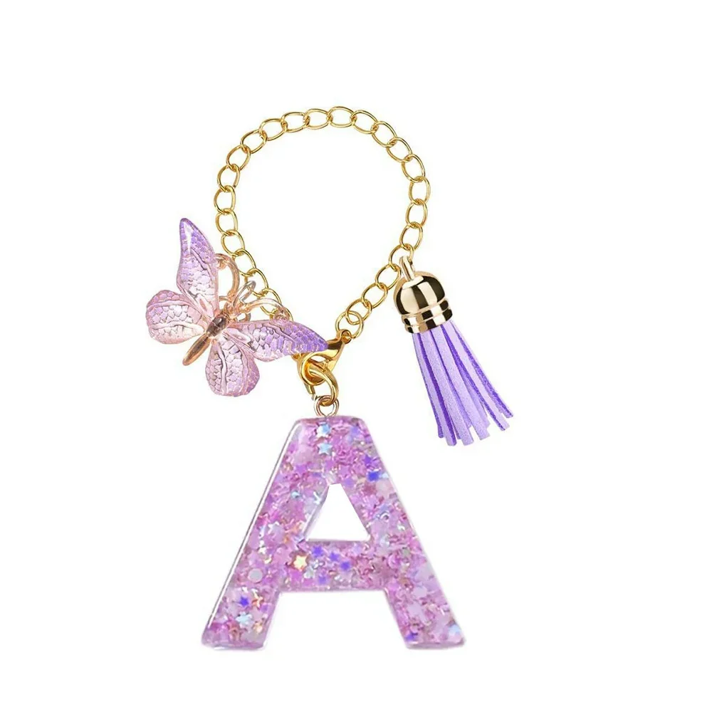 Butterfly Liquid Luxe Letter Charm - Image 5