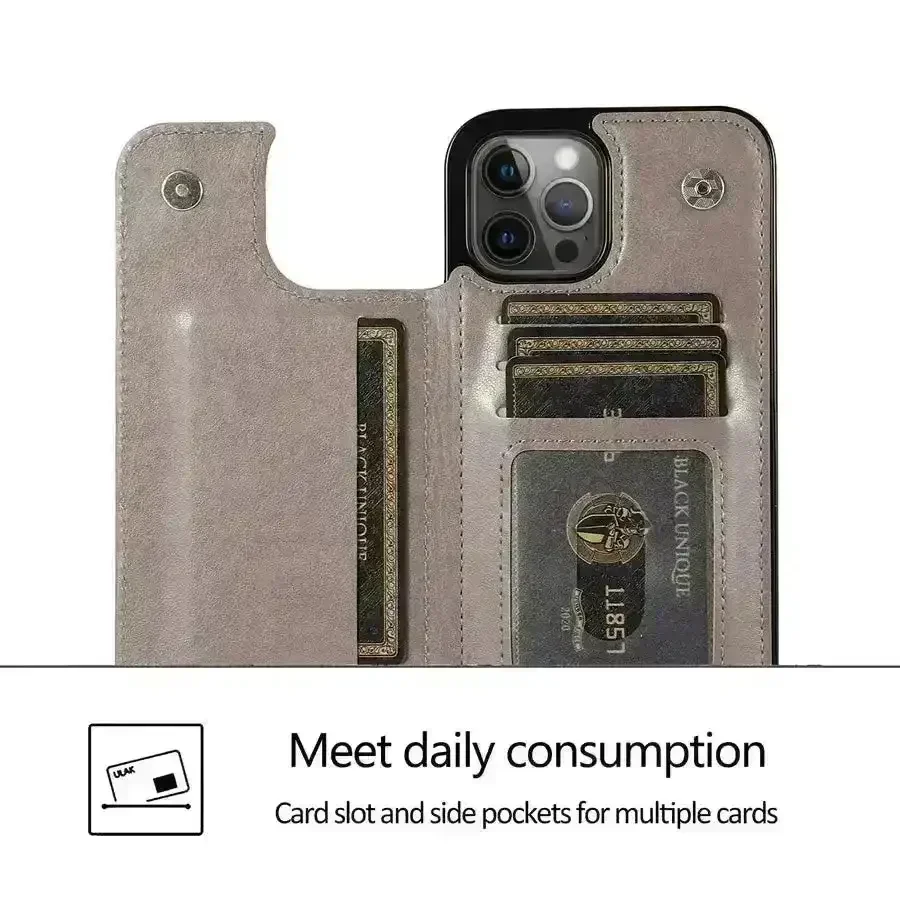 Butterfly Magnetic Flip Leather Phone Case (For iPhones) - Image 10