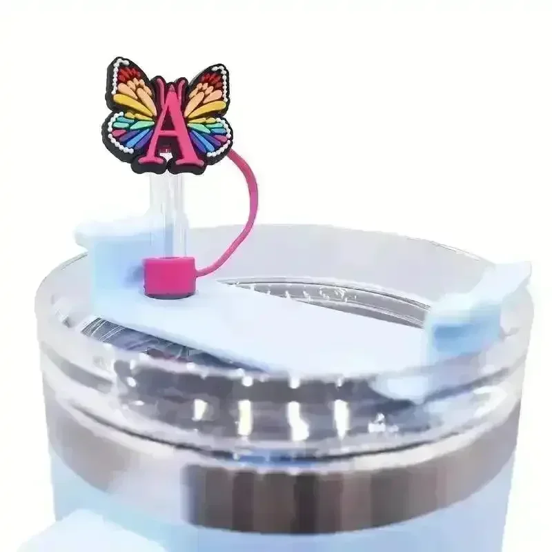 Butterfly Style Letters Silicone Straw Tip Covers For Stanley Cup - Image 6