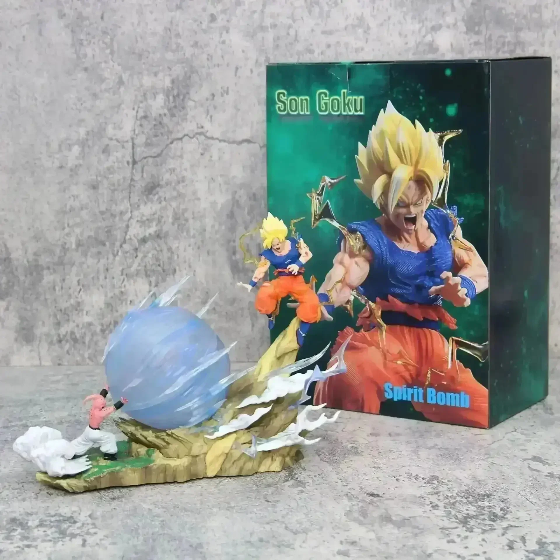 Buu vs Goku Super Saiyan Genki Bomb Action Figure (21 cm) - Image 10