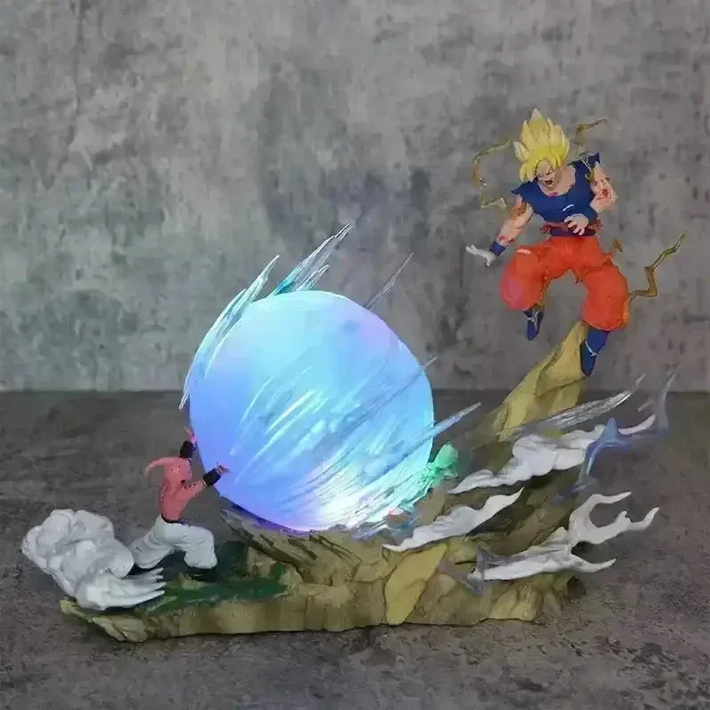 Buu vs Goku Super Saiyan Genki Bomb Action Figure (21 cm) - Image 2