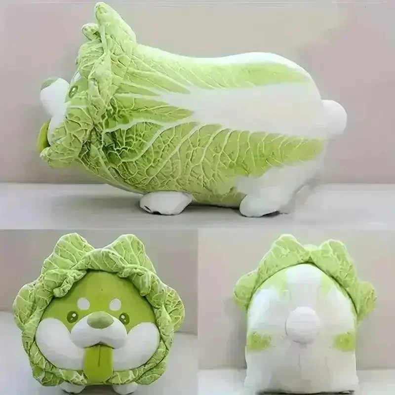 Cabbage Lettuce Dog Plush Toy - Image 4