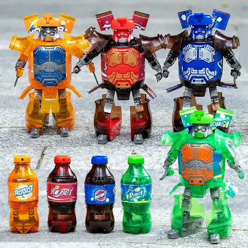 Canned Drink Robot Transformers Figurines (17 cm) - Image 2