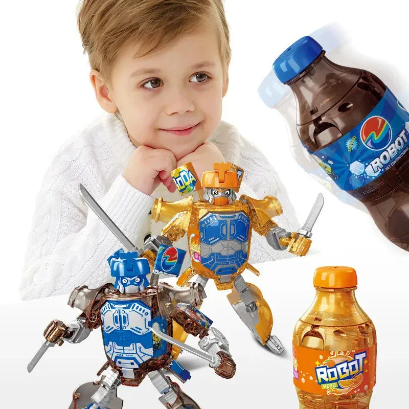Canned Drink Robot Transformers Figurines (17 cm) - Image 4